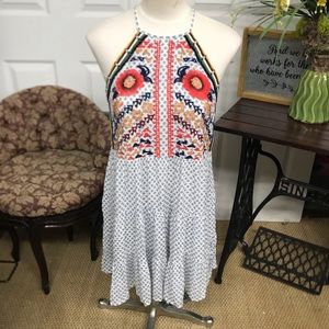 THML Embroidered Dress M